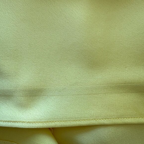 Anderson Maxi Dress in Yellow Lux Satin Sz S - Picture 5 of 6